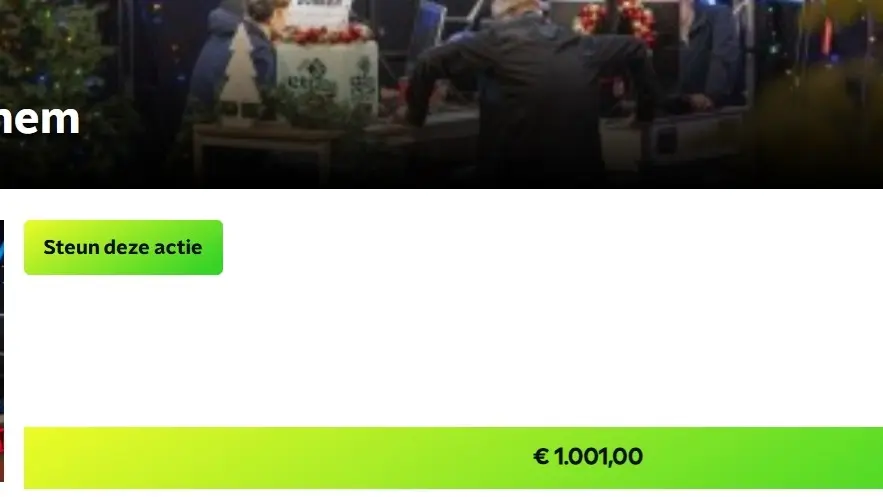 Streefbedrag gehaald