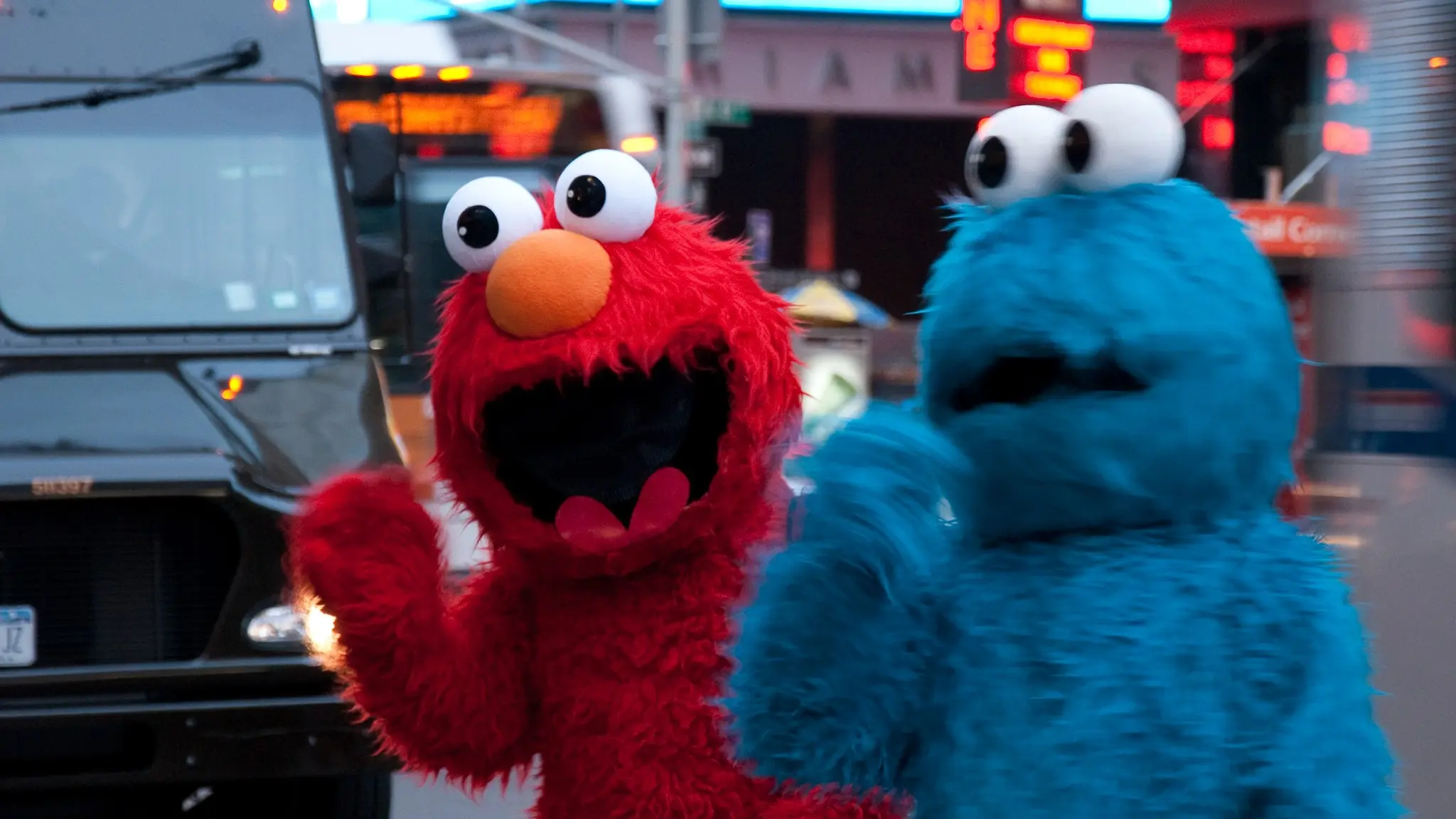 Elmo en Koekiemonster
