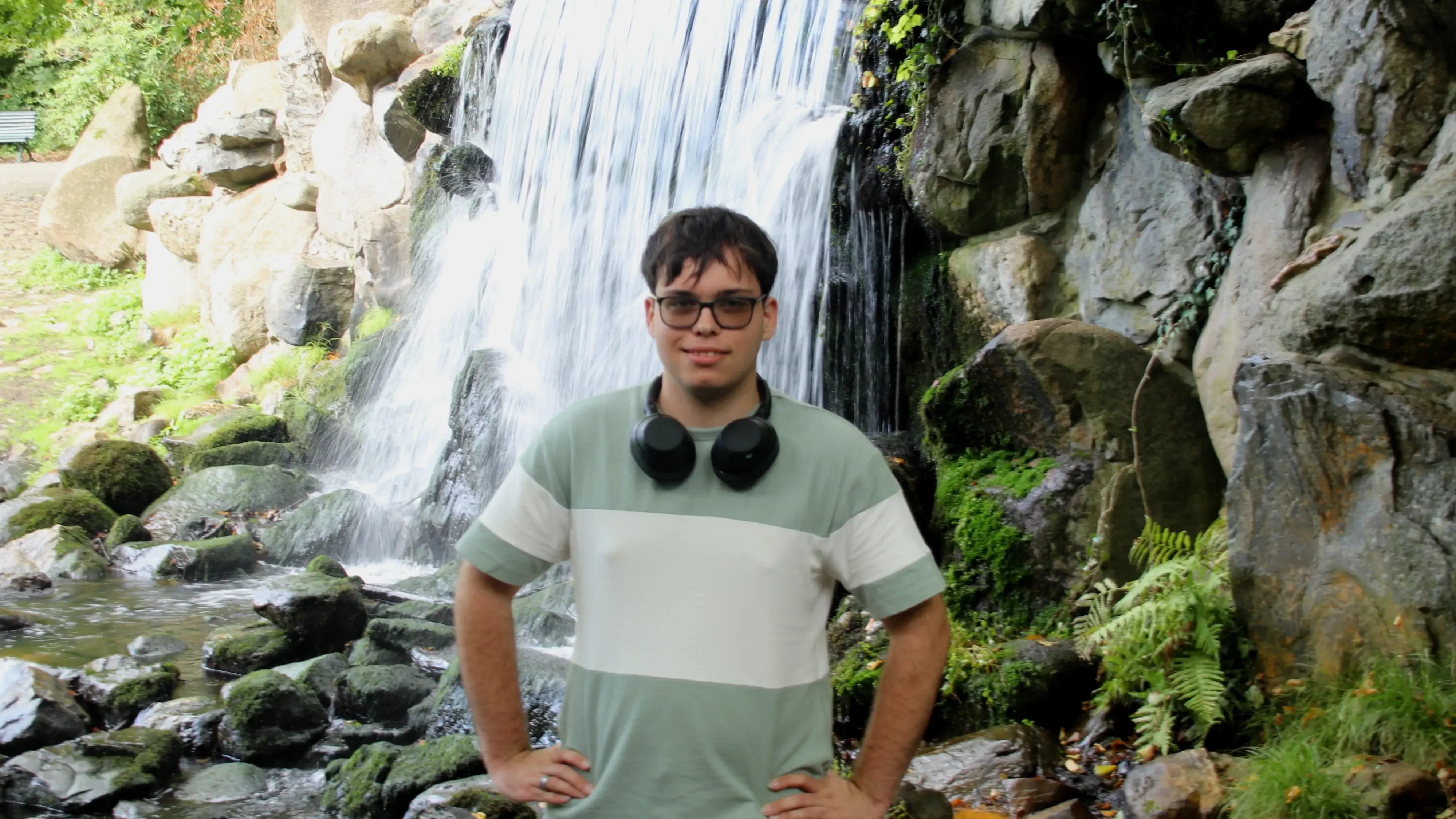 Pieter bij de waterval