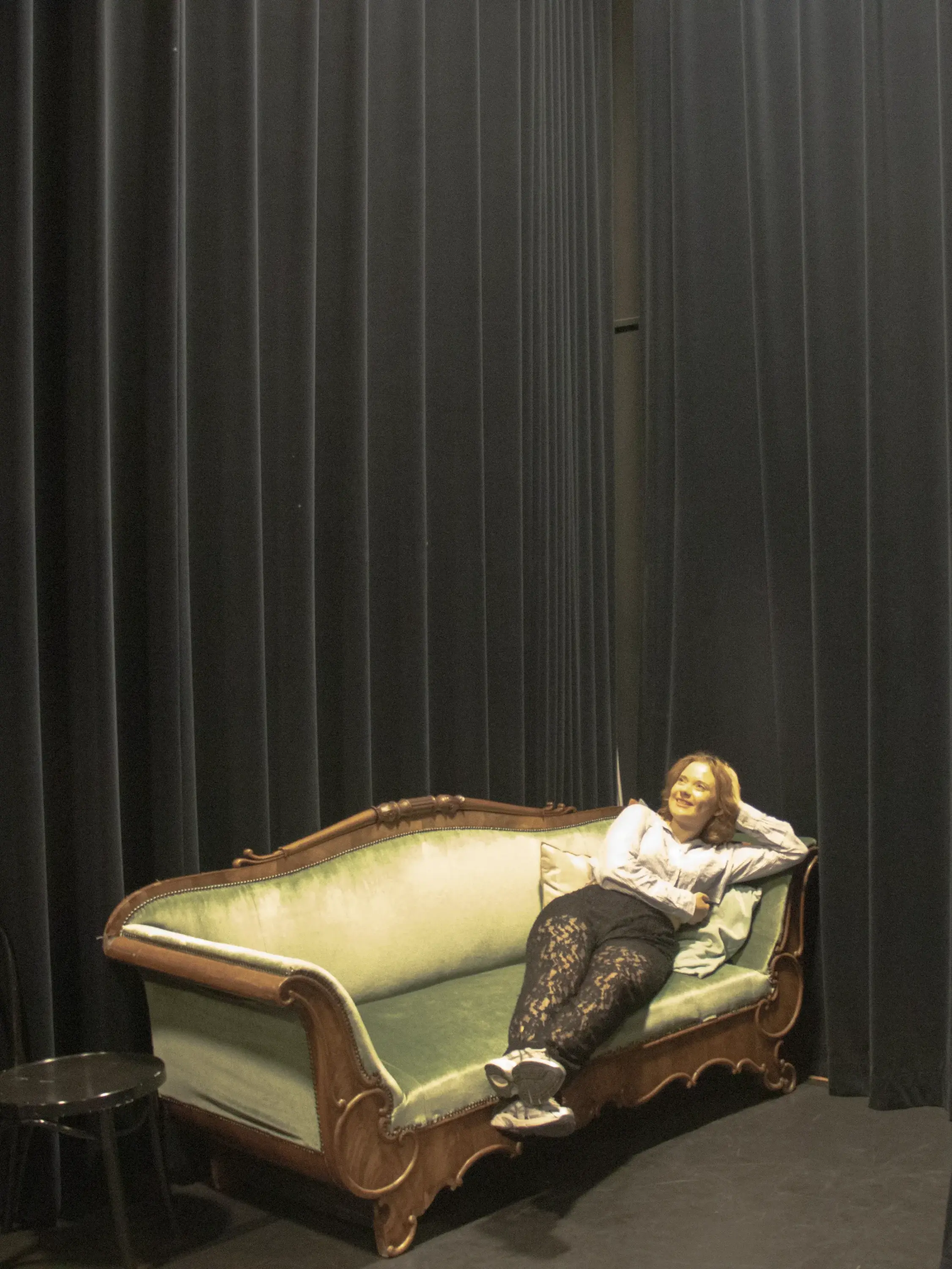 Leah in het theater
