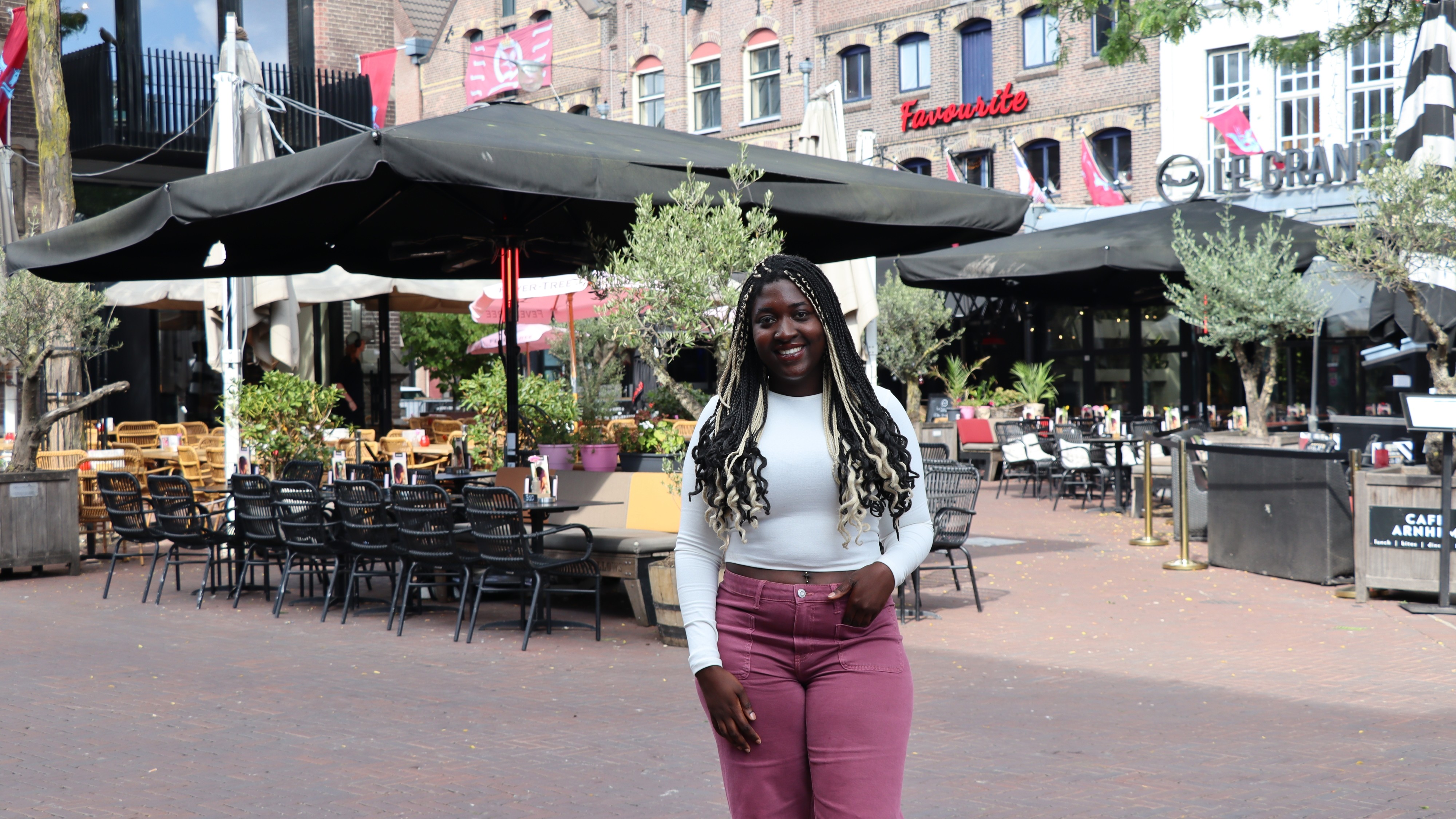 Sophie op de korenmarkt