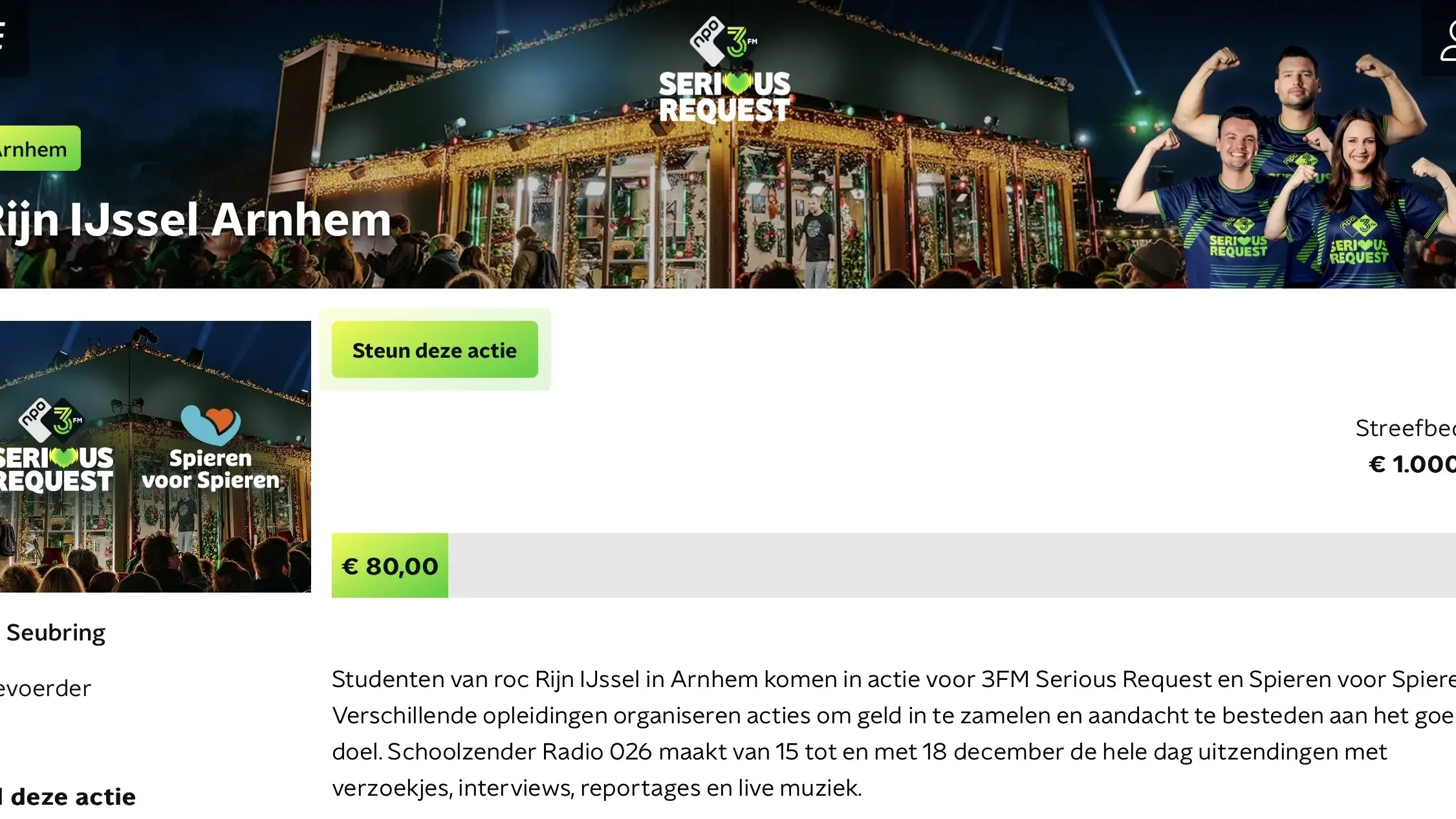 Tussenstand maandagmiddag